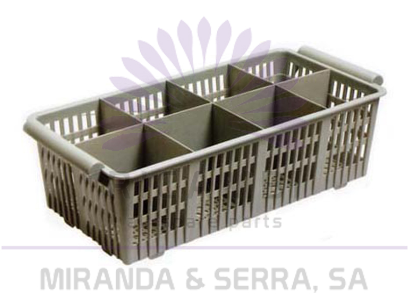 Cesta para cubiertos con 8 compartimentos, 480x230x145 mm