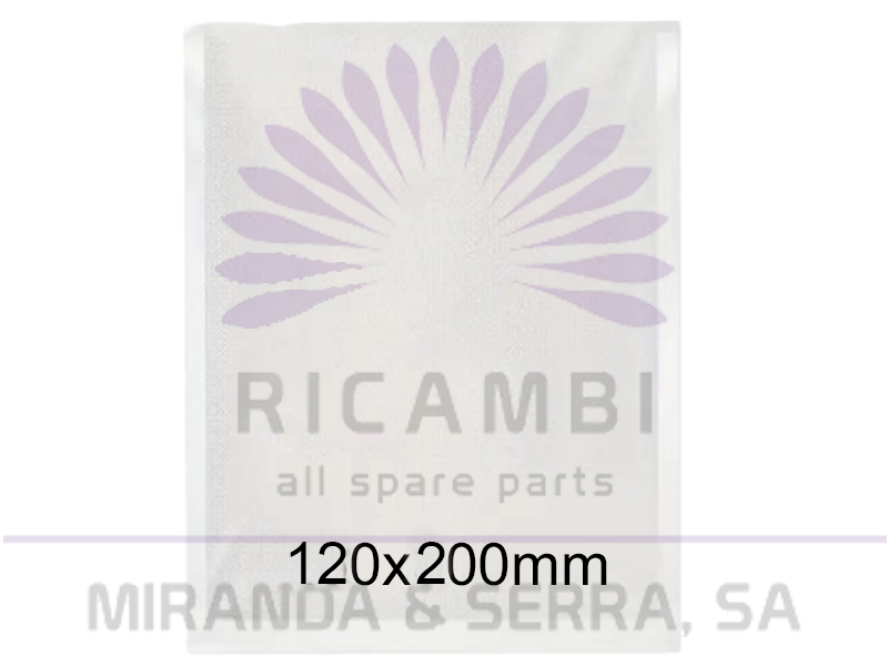 Sacos Embalar Vacuo 90µ 120x200mm (100 Unidades)