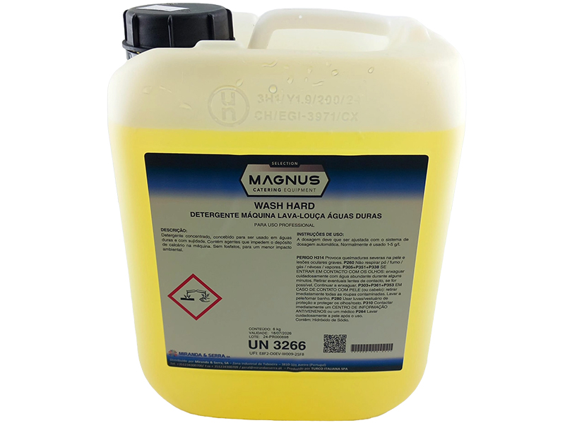 Detergente Maquina Lavar Aguas Duras 6kg (WASH HARD NV)